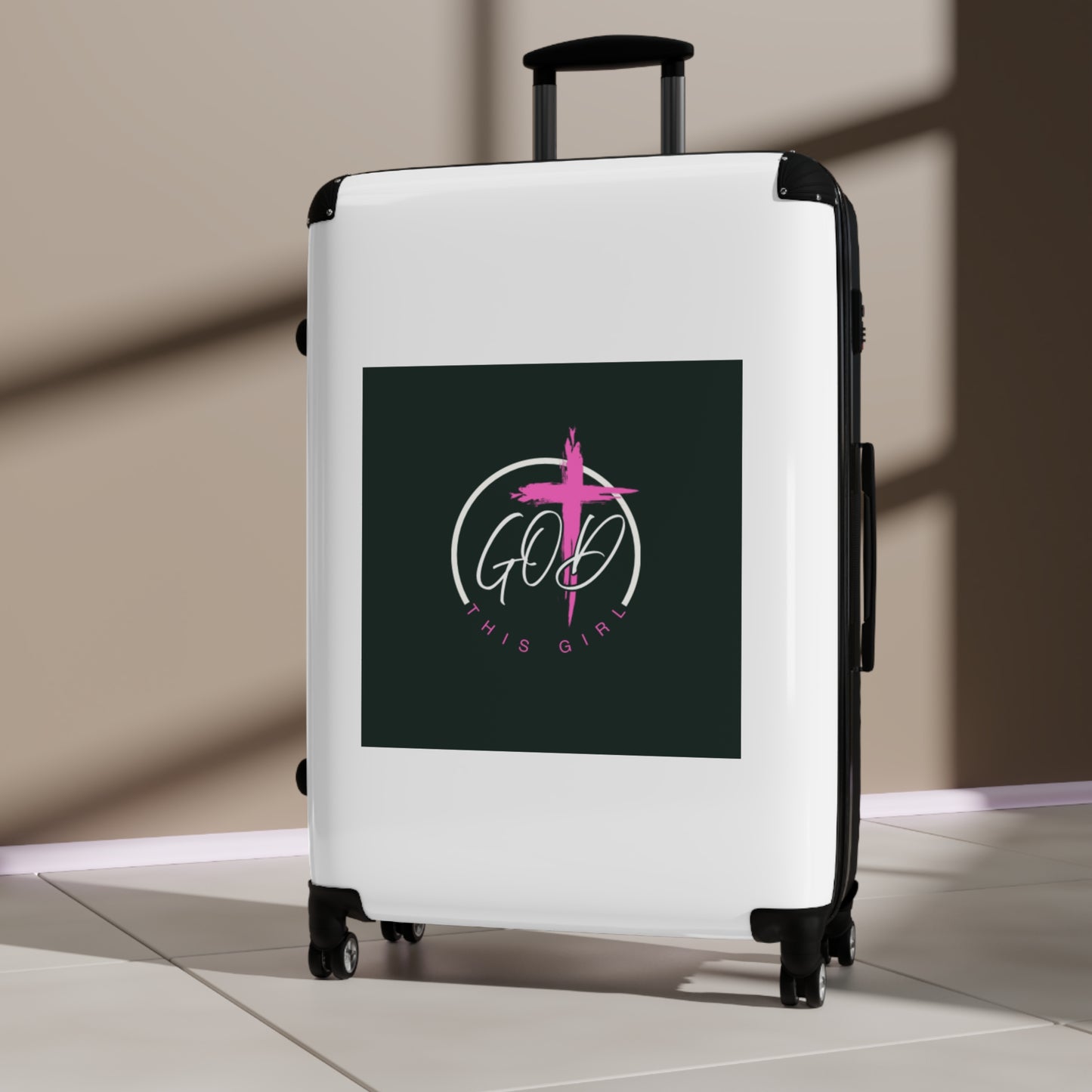 Stylish Travel Suitcase with Inspirational Design