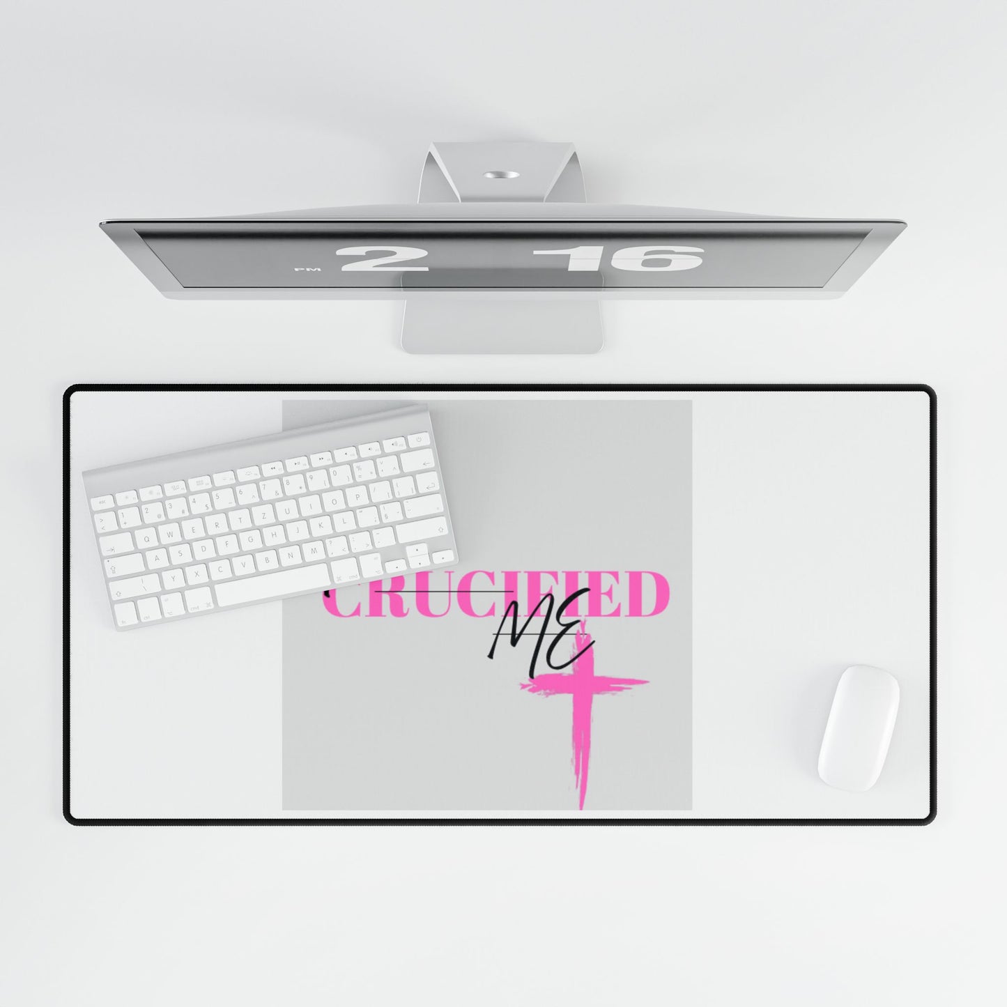 Inspirational Desk Mat with Custom Design - Perfect for Home Office