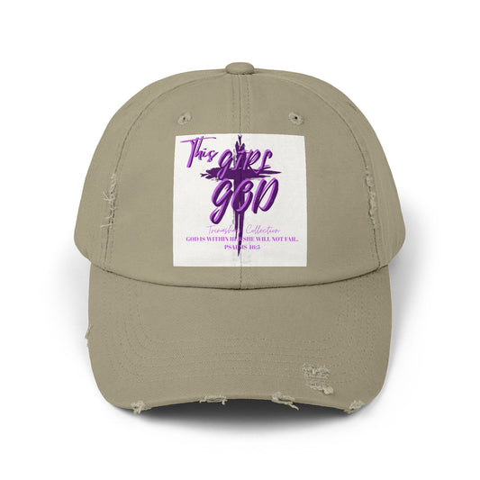 Copy of Copy of Faith-Inspired Distressed Unisex Cap