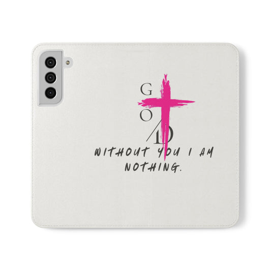 Faith-Inspired Flip Case with Christian Quote