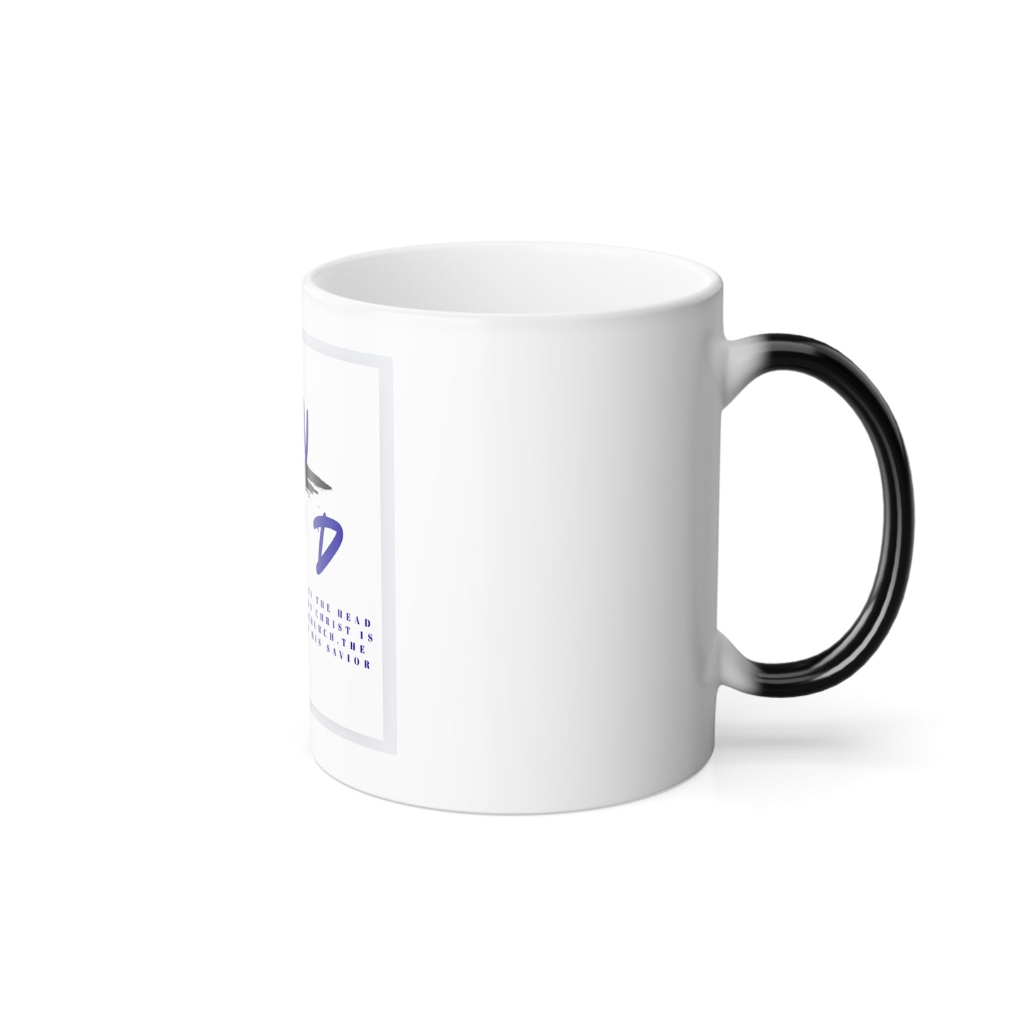 Crucified for Me Color Morphing Mug, Inspirational Coffee Cup, Christian Gift, Unique Bible Verse Mug, Devotional Drinkware