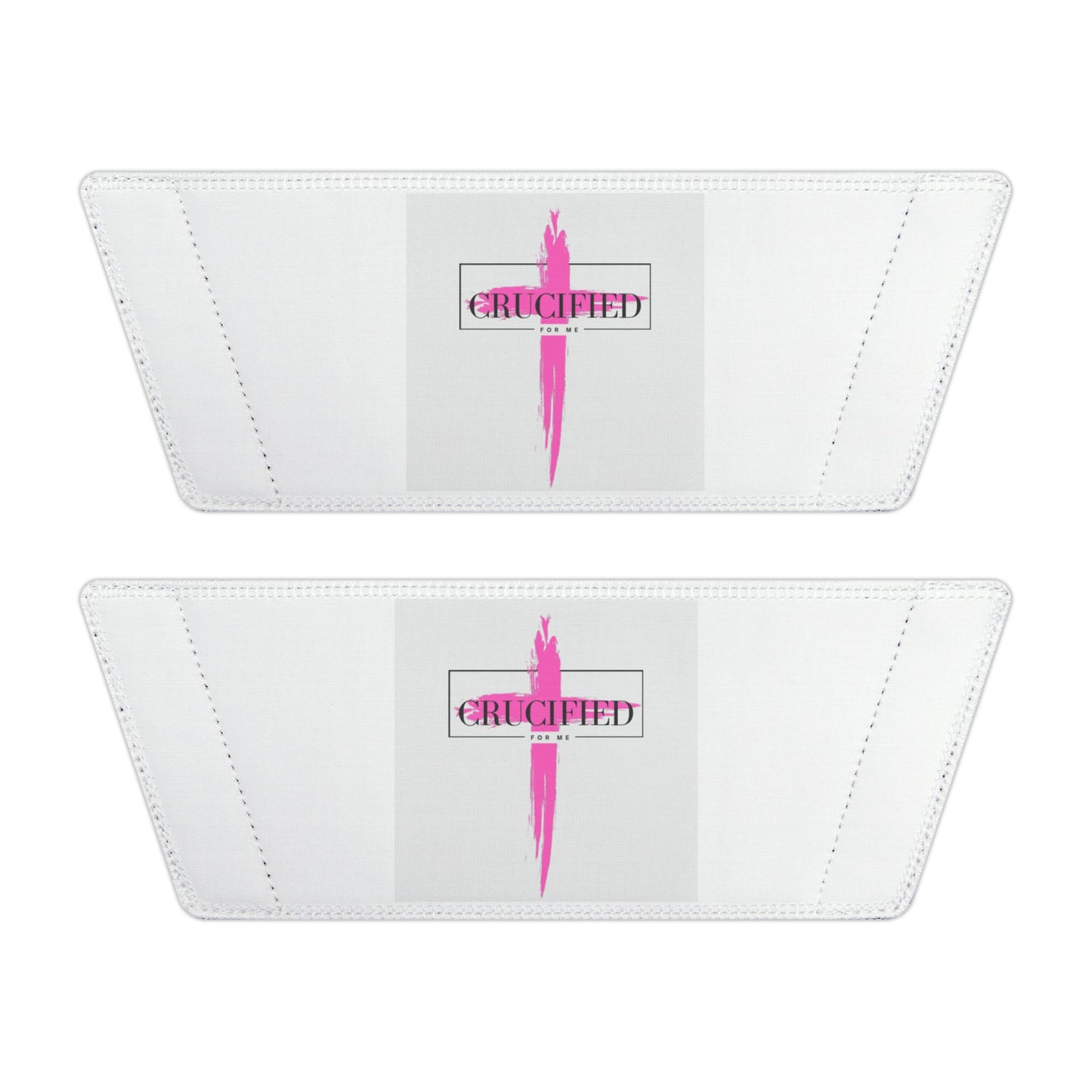 Stylish Women's Removable-Strap Sandals with Pink Cross Design