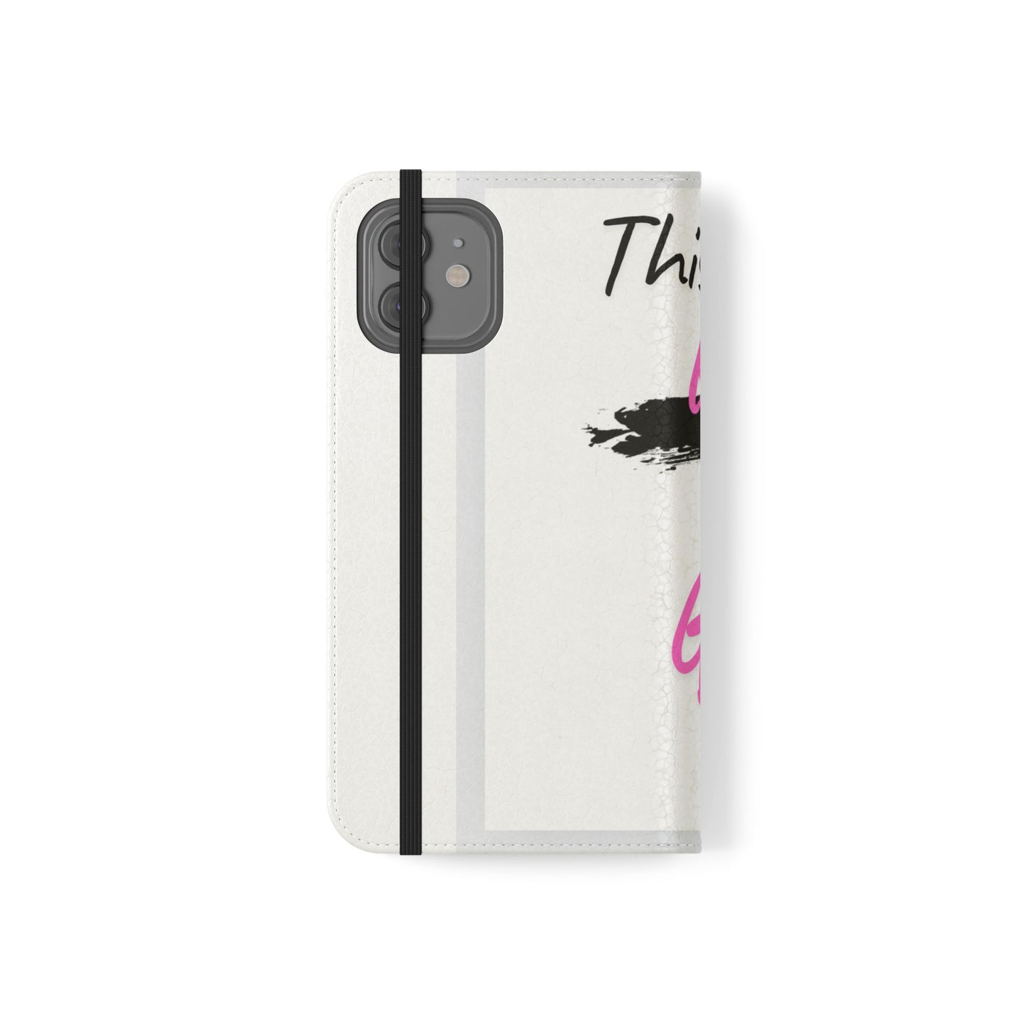 This Girl God Flip Case - Stylish Phone Wallet for Trendy Women