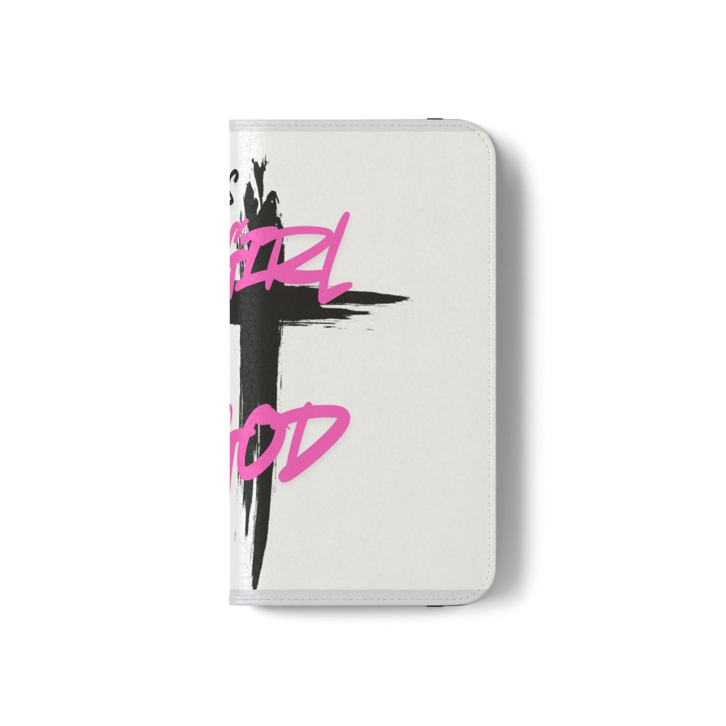 This Girl God Flip Case - Stylish Phone Wallet for Trendy Women