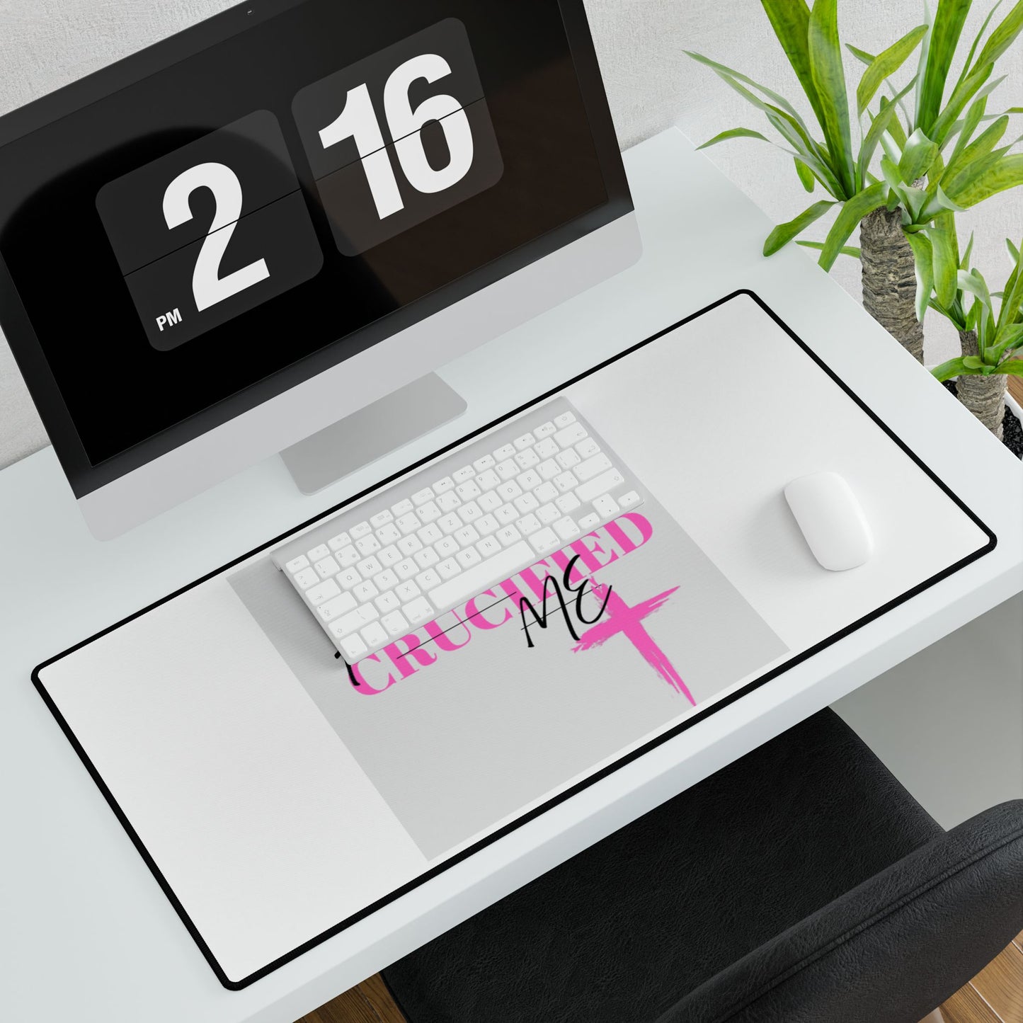 Inspirational Desk Mat with Custom Design - Perfect for Home Office