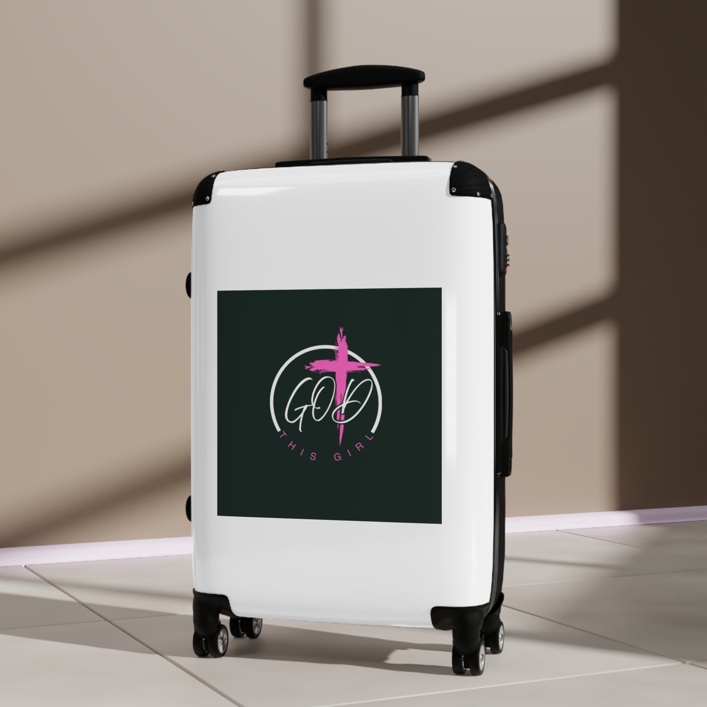 Stylish Travel Suitcase with Inspirational Design