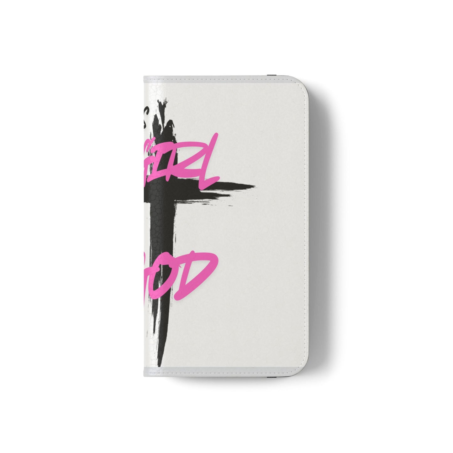 This Girl God Flip Case - Stylish Phone Wallet for Trendy Women