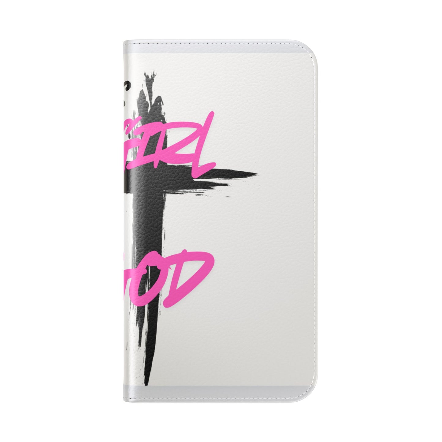 This Girl God Flip Case - Stylish Phone Wallet for Trendy Women