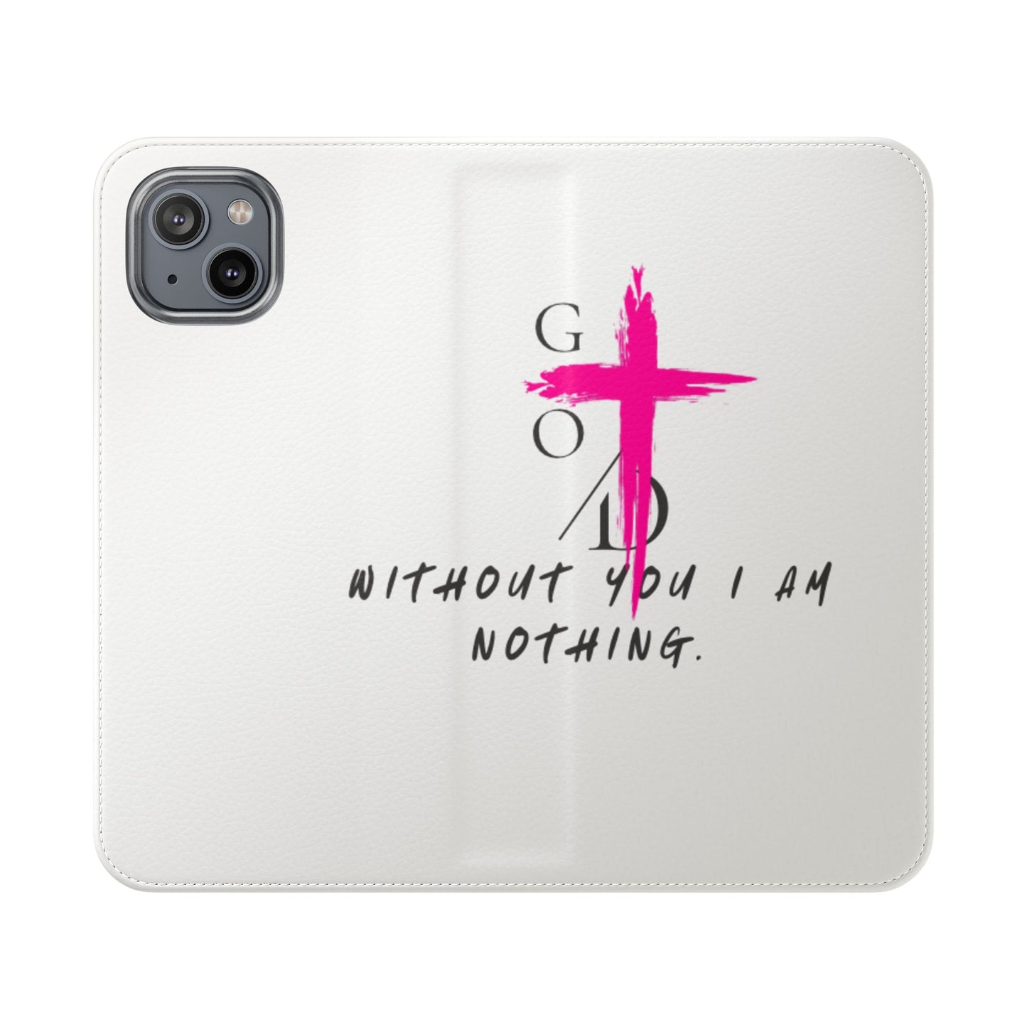 Faith-Inspired Flip Case with Christian Quote