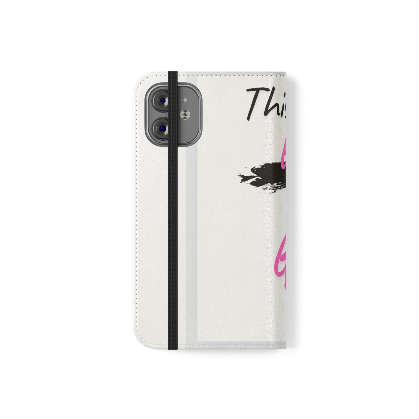 This Girl God Flip Case - Stylish Phone Wallet for Trendy Women