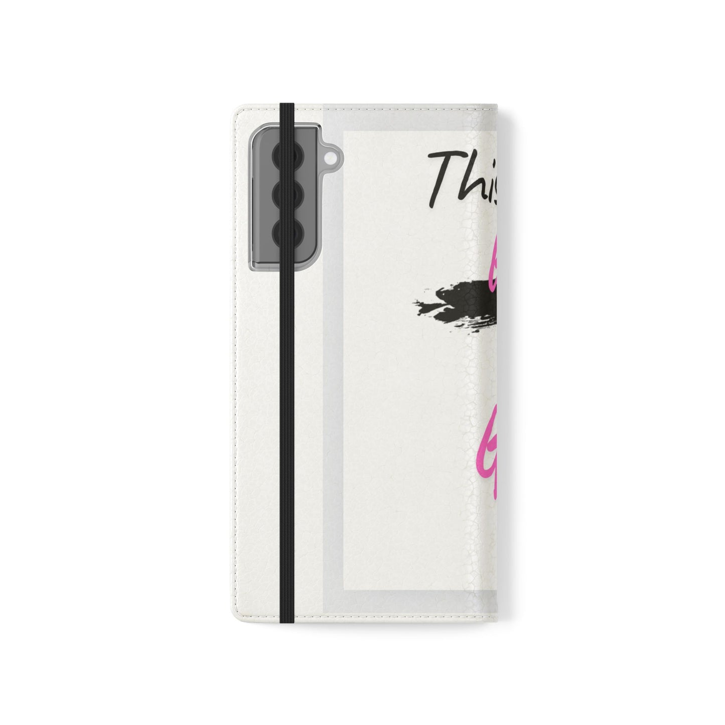 This Girl God Flip Case - Stylish Phone Wallet for Trendy Women