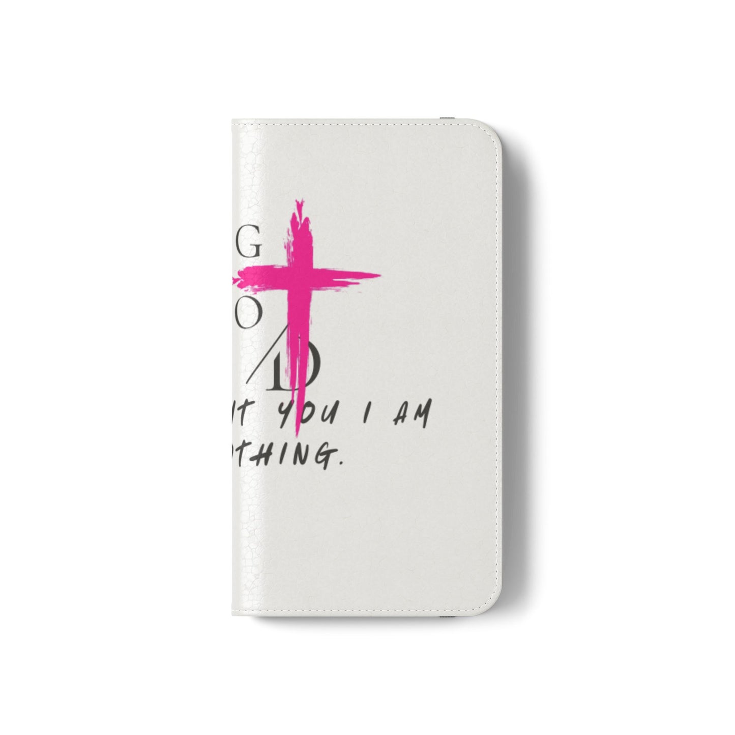 Faith-Inspired Flip Case with Christian Quote