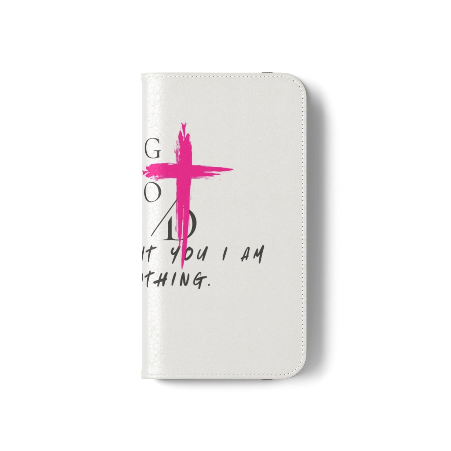 Faith-Inspired Flip Case with Christian Quote