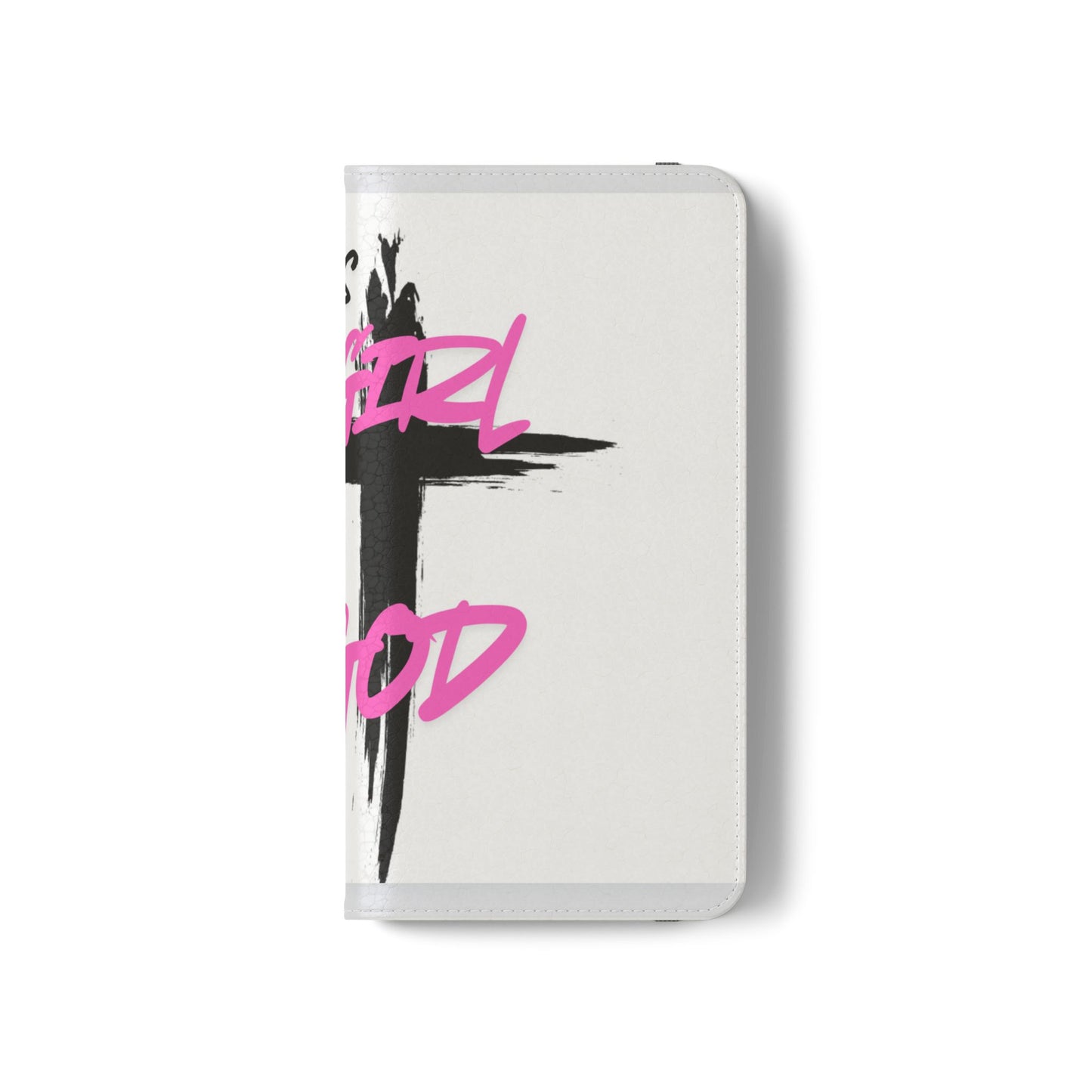 This Girl God Flip Case - Stylish Phone Wallet for Trendy Women