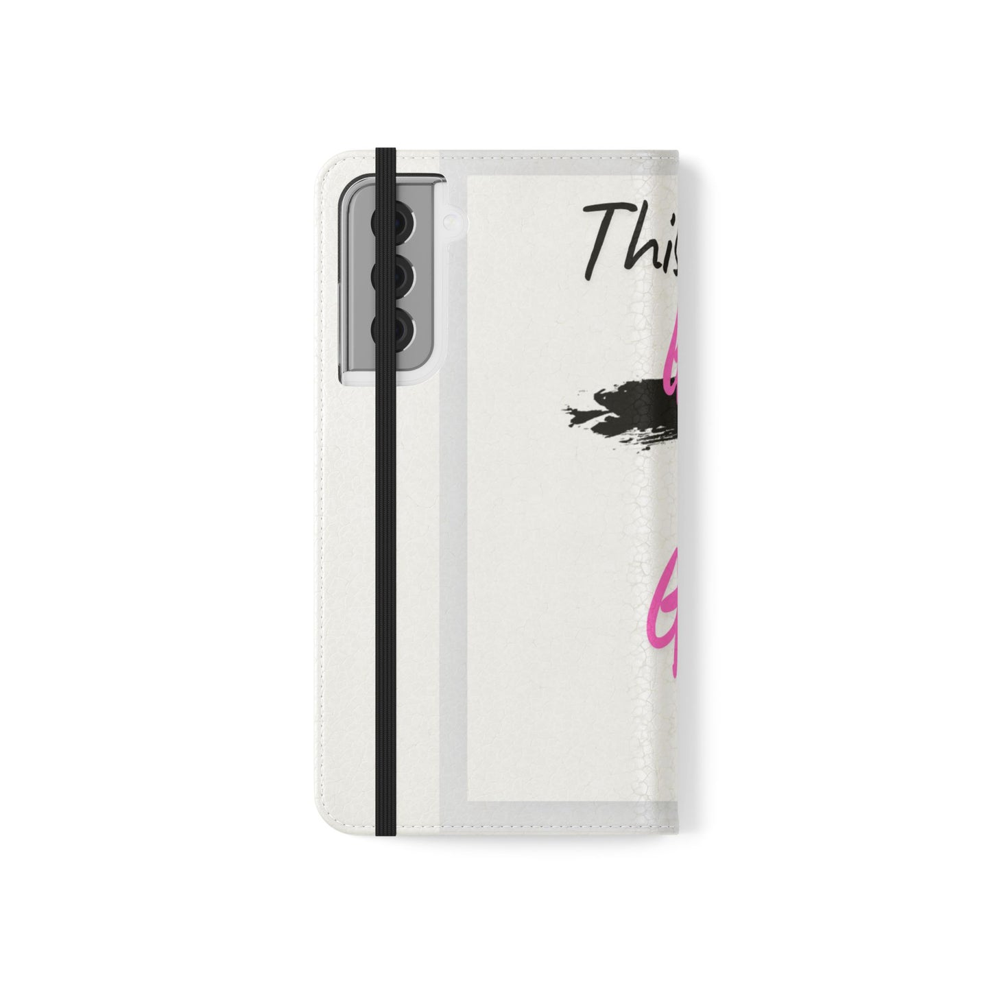 This Girl God Flip Case - Stylish Phone Wallet for Trendy Women