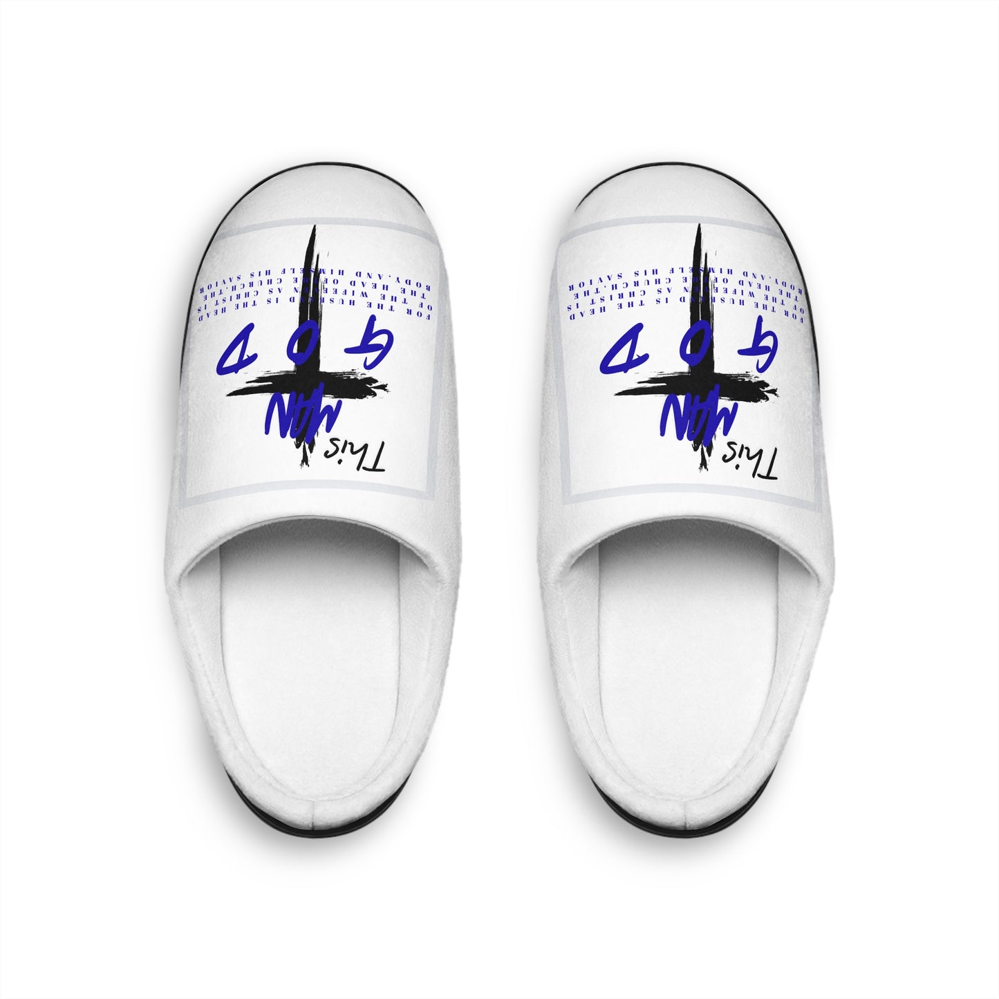 Trendy Men's Indoor Slippers with Inspirational Design