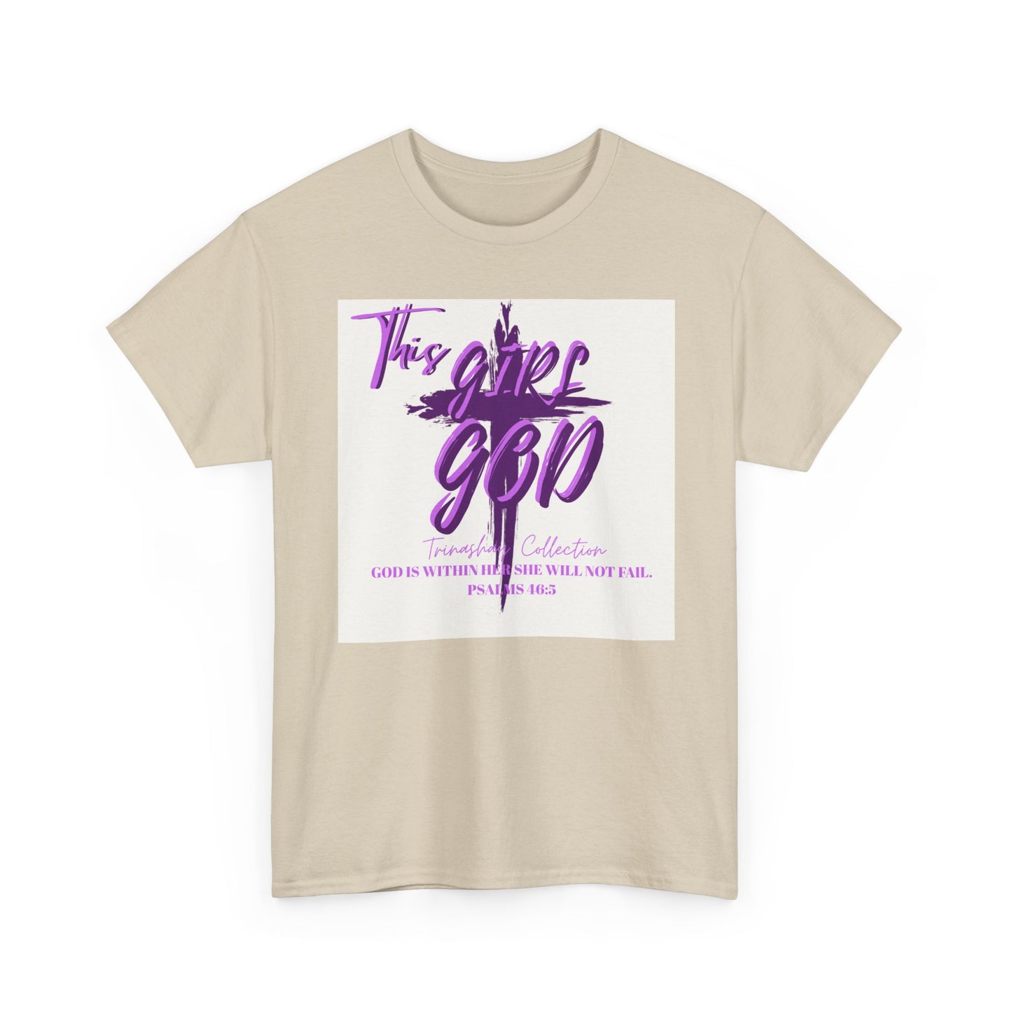 Copy of Copy of Faith-Inspired Unisex Heavy Cotton Tee - God is Good Design