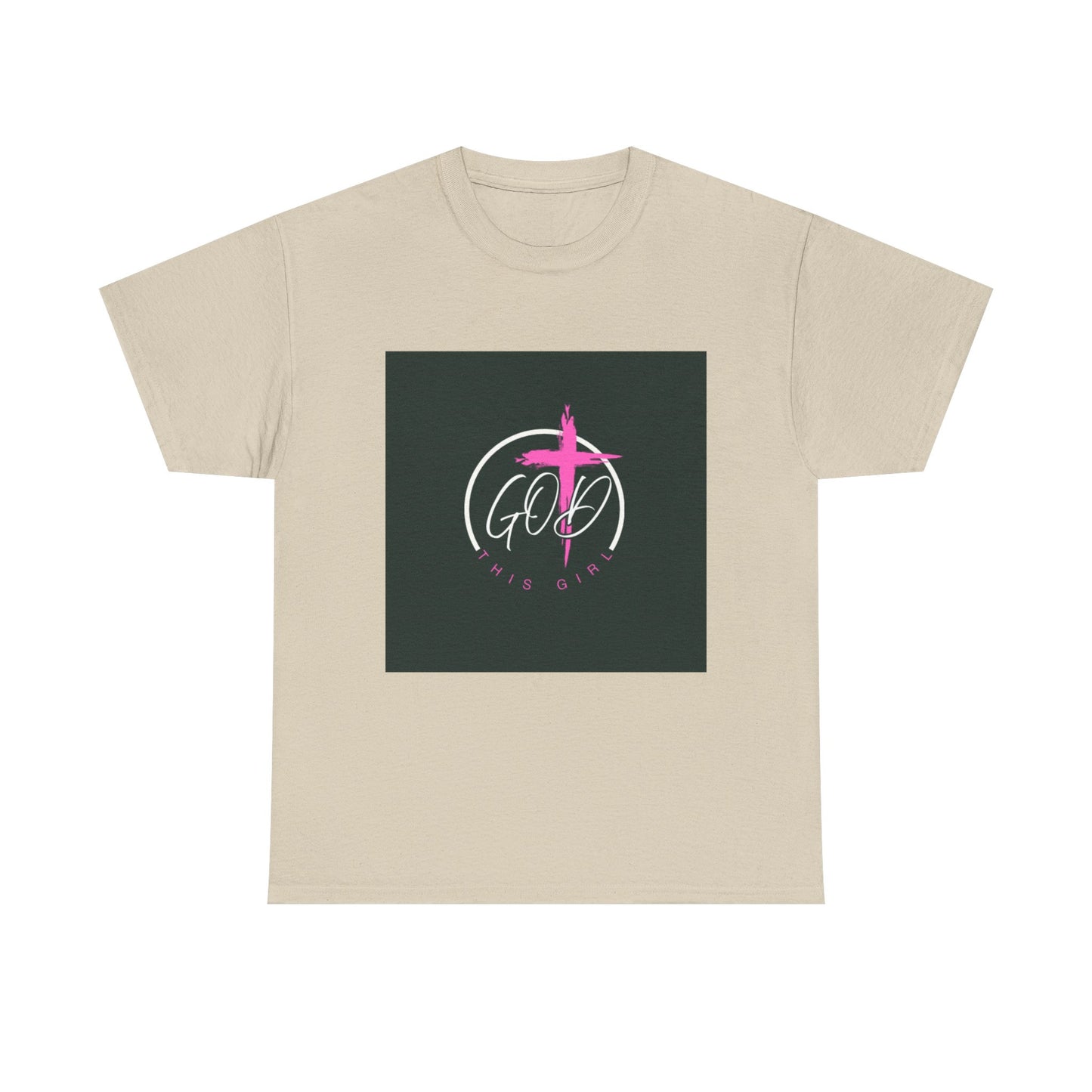 Faith-Inspired Unisex Heavy Cotton Tee - God is Good Design