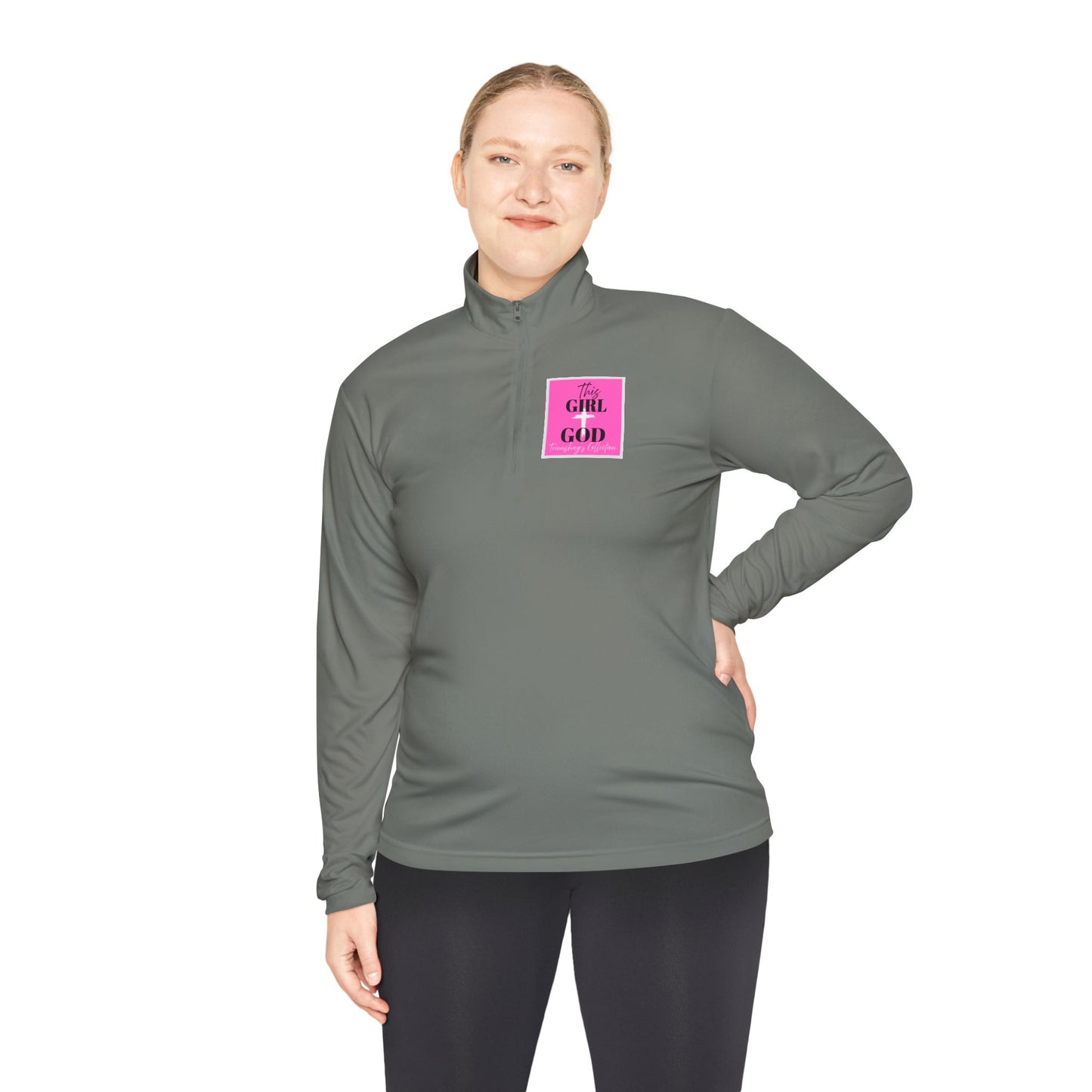 Girl God Unisex Quarter-Zip Pullover - Stylish & Comfortable