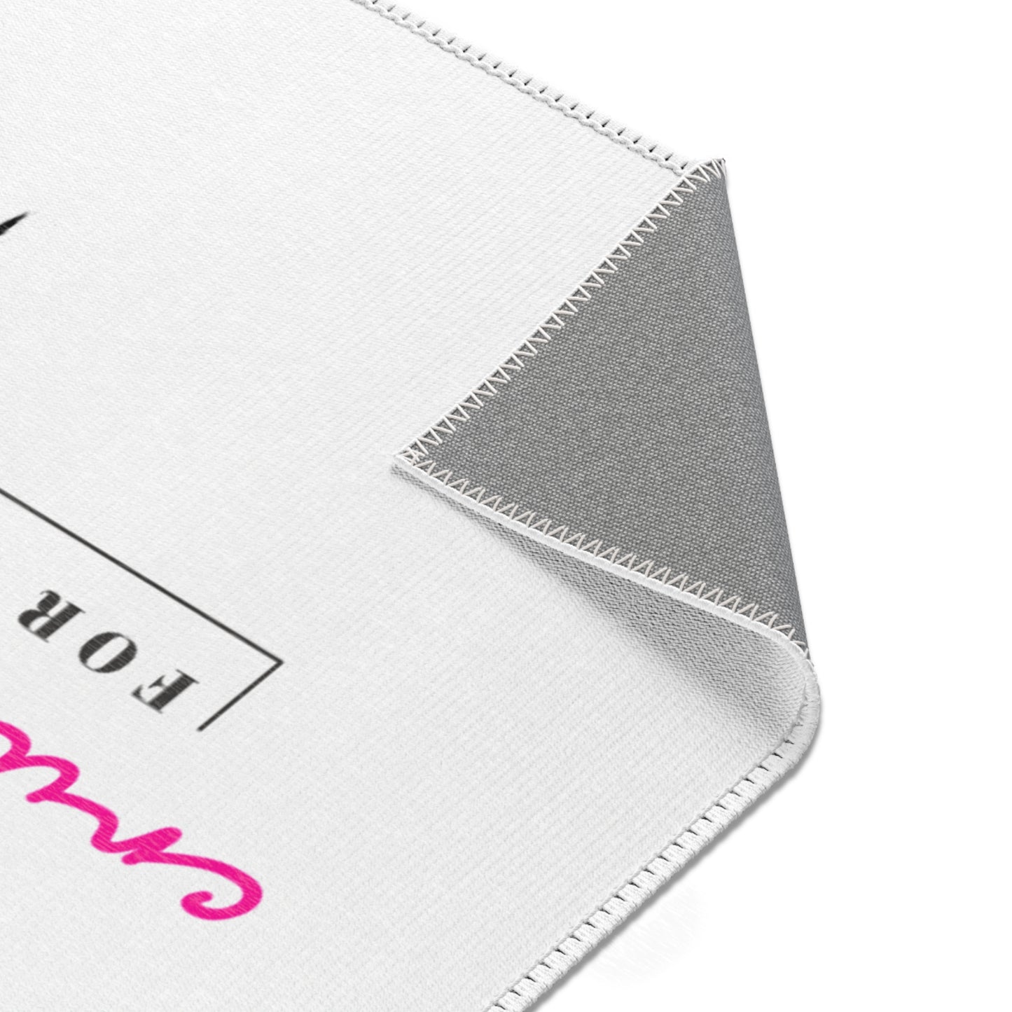 Inspirational Area Rug - "Crucified For Me" Design for Faithful Homes