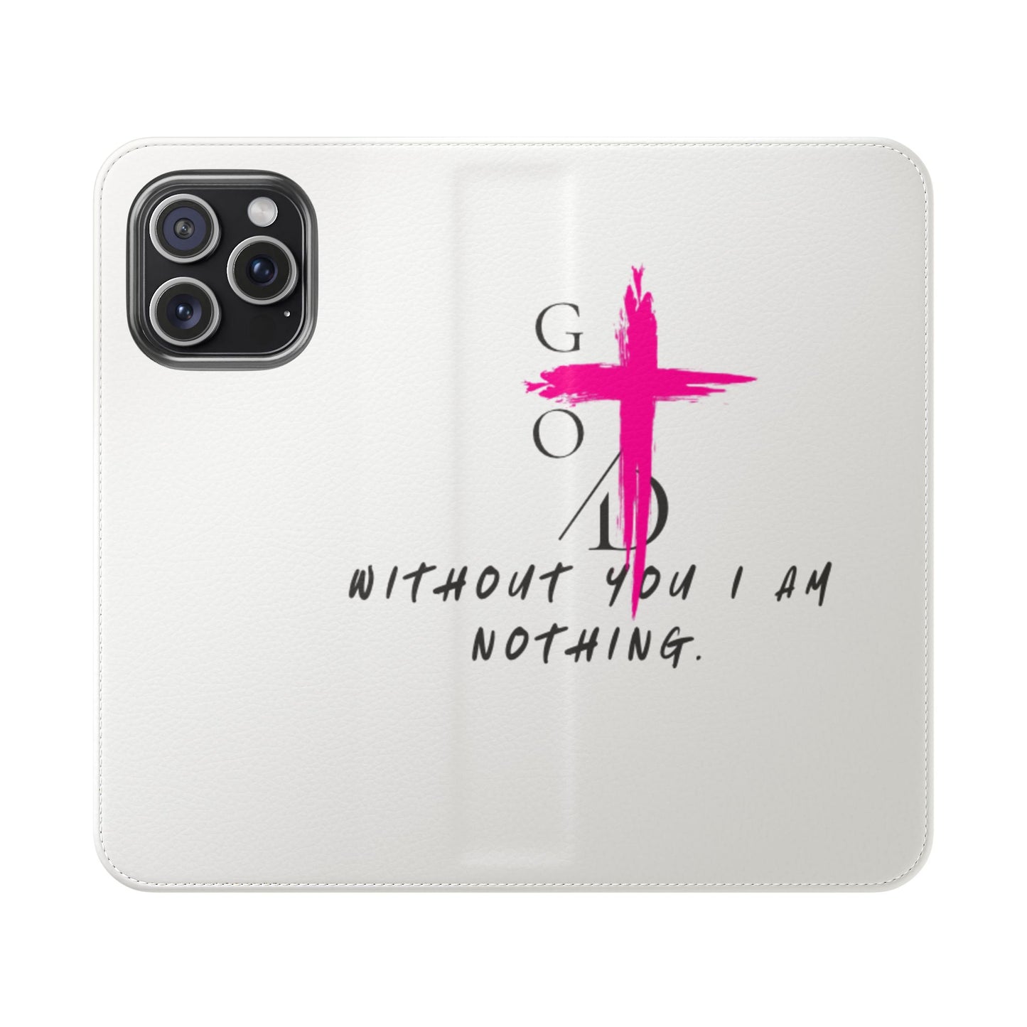Faith-Inspired Flip Case with Christian Quote