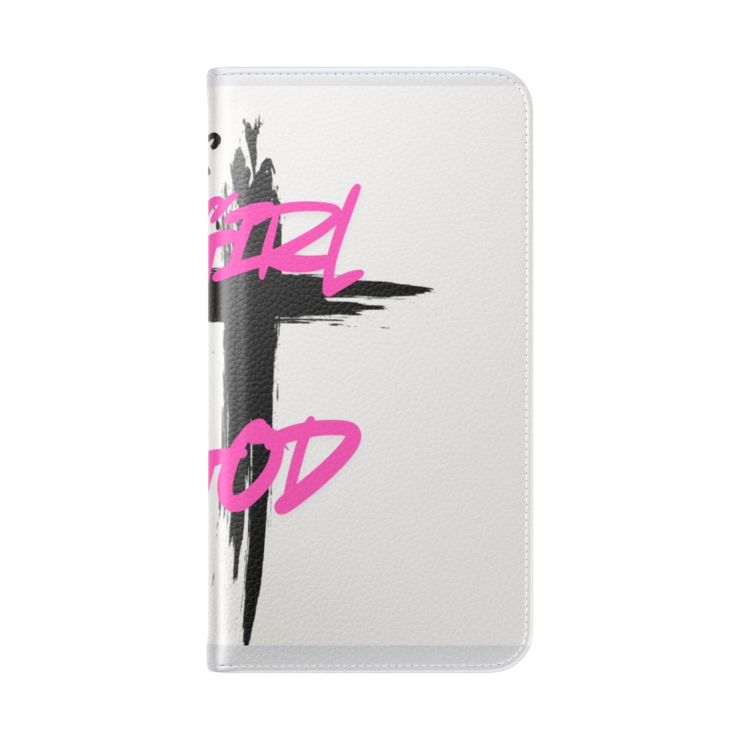 This Girl God Flip Case - Stylish Phone Wallet for Trendy Women