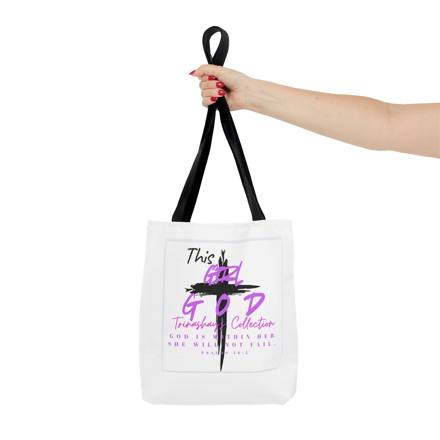 This Girl G.O.D. Inspirational Tote Bag — Christian Faith Graphic Tote