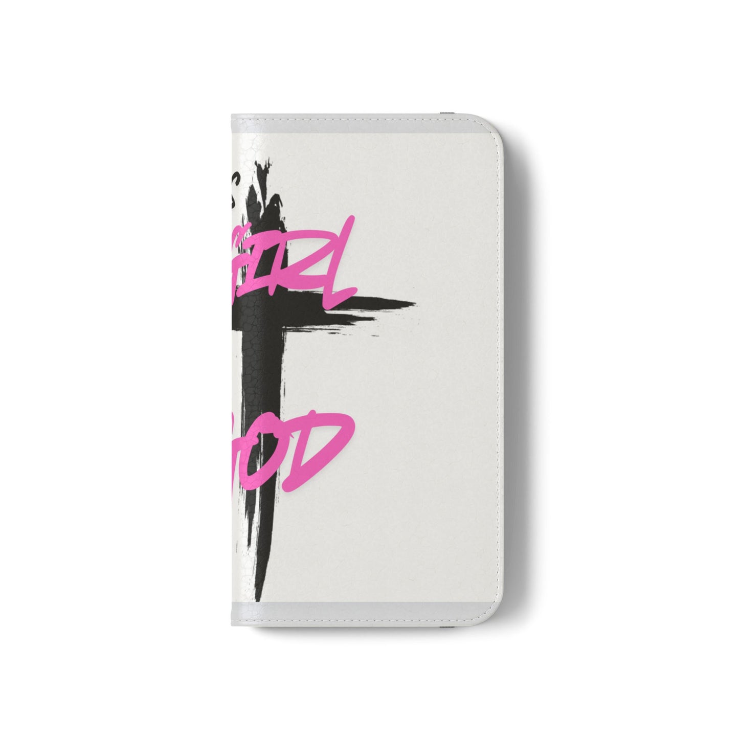 This Girl God Flip Case - Stylish Phone Wallet for Trendy Women