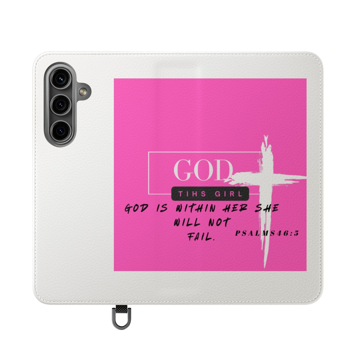 Faith-Inspired Flip Case - "God is Within Her" Psalm 46:5