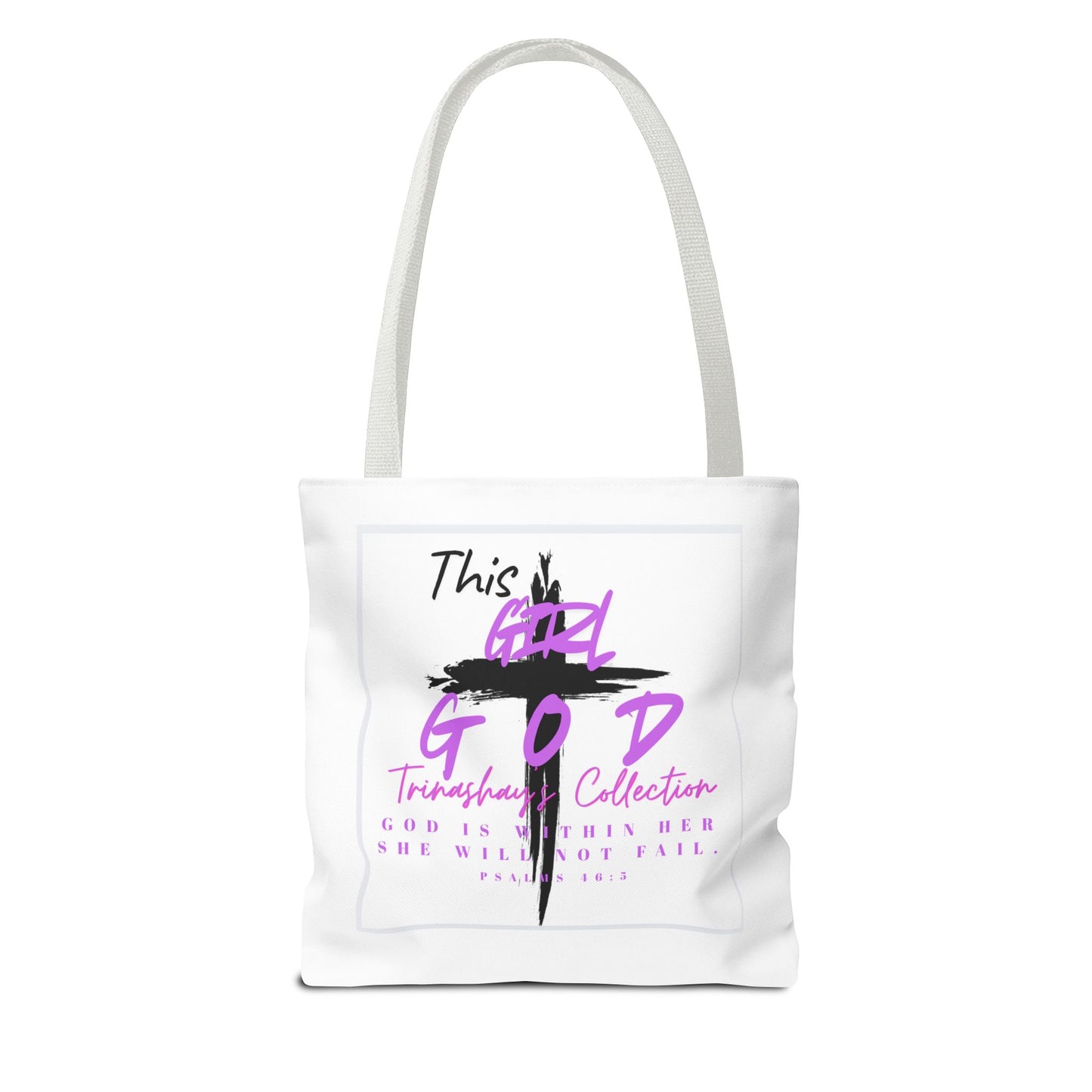 This Girl G.O.D. Inspirational Tote Bag — Christian Faith Graphic Tote