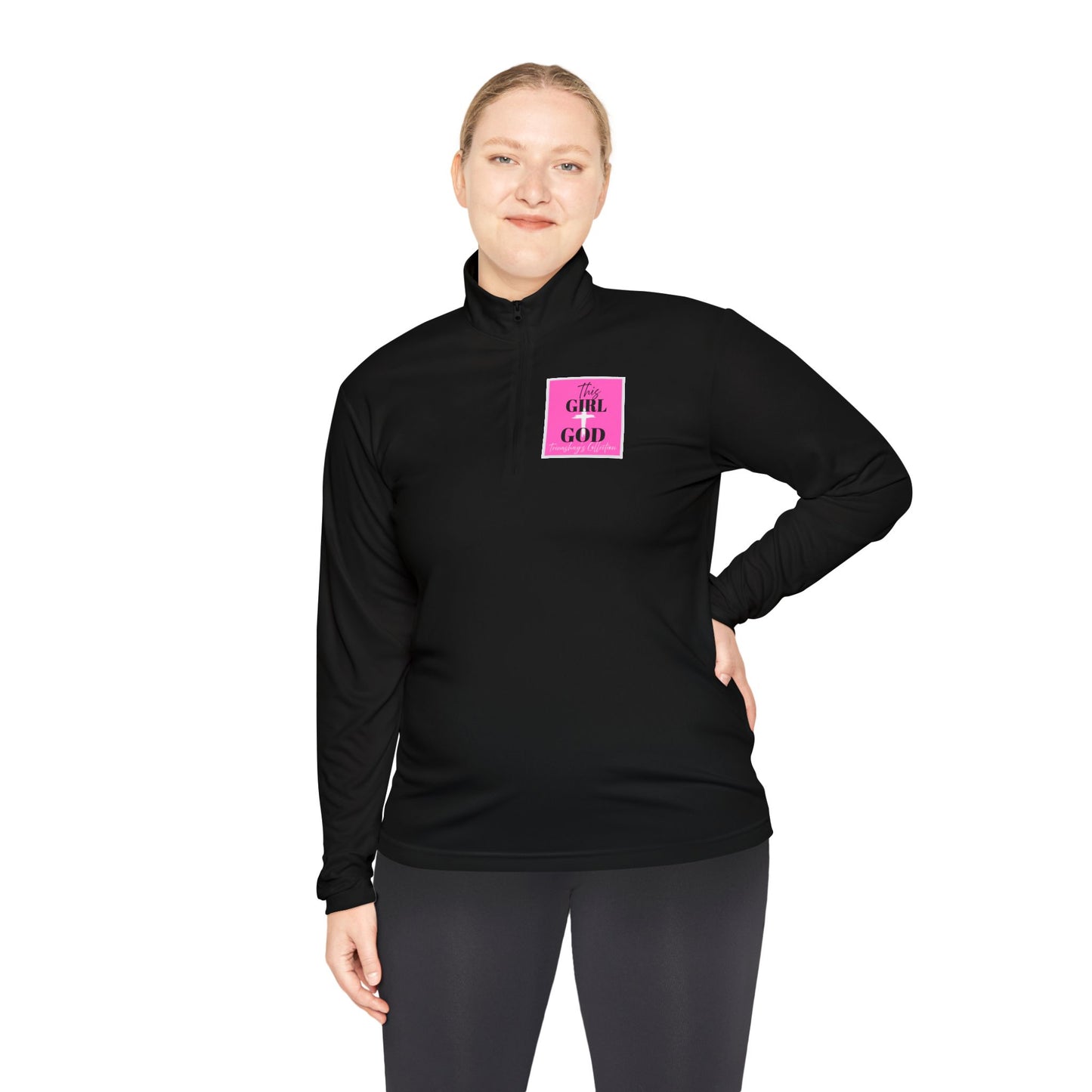 Girl God Unisex Quarter-Zip Pullover - Stylish & Comfortable