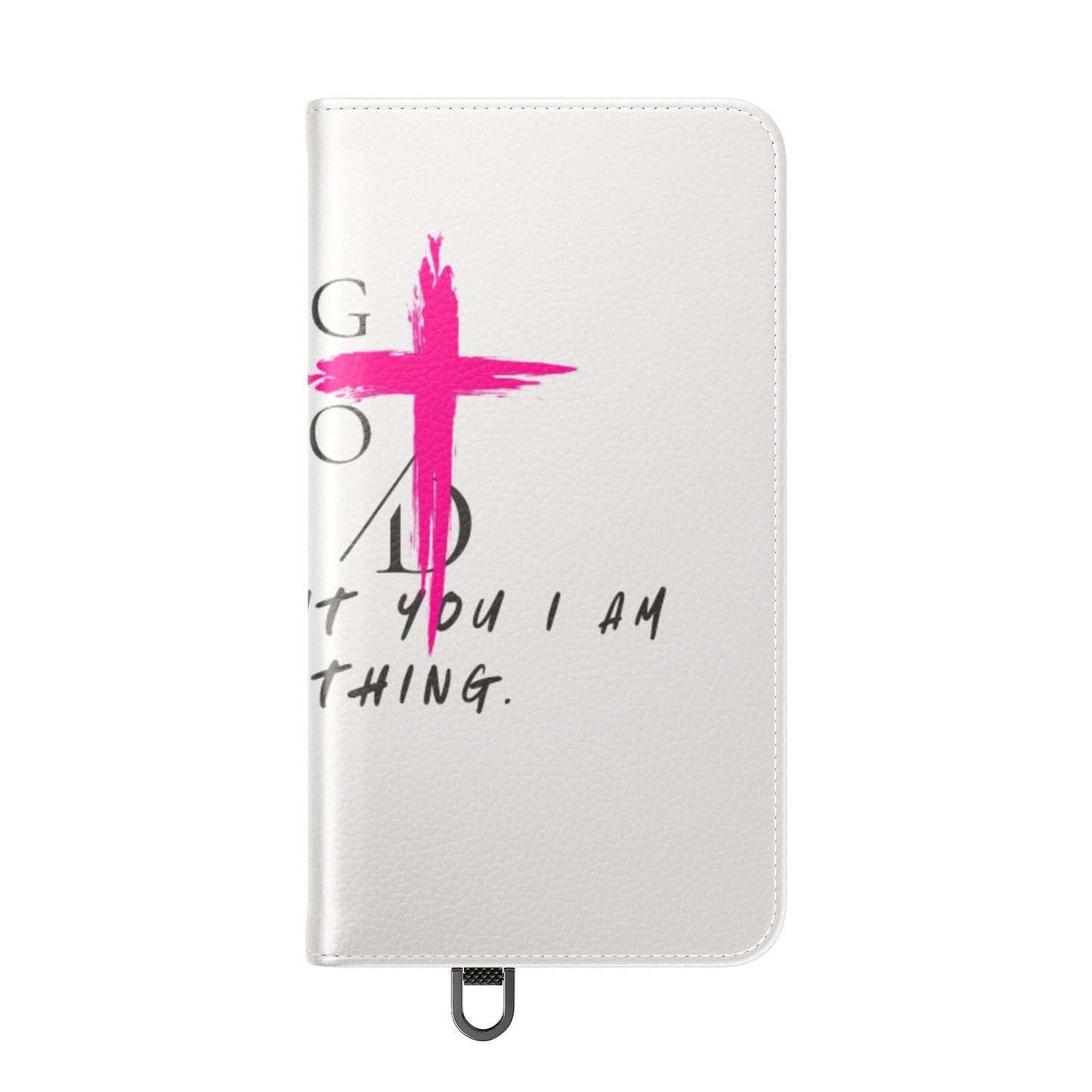 Faith-Inspired Flip Case with Christian Quote
