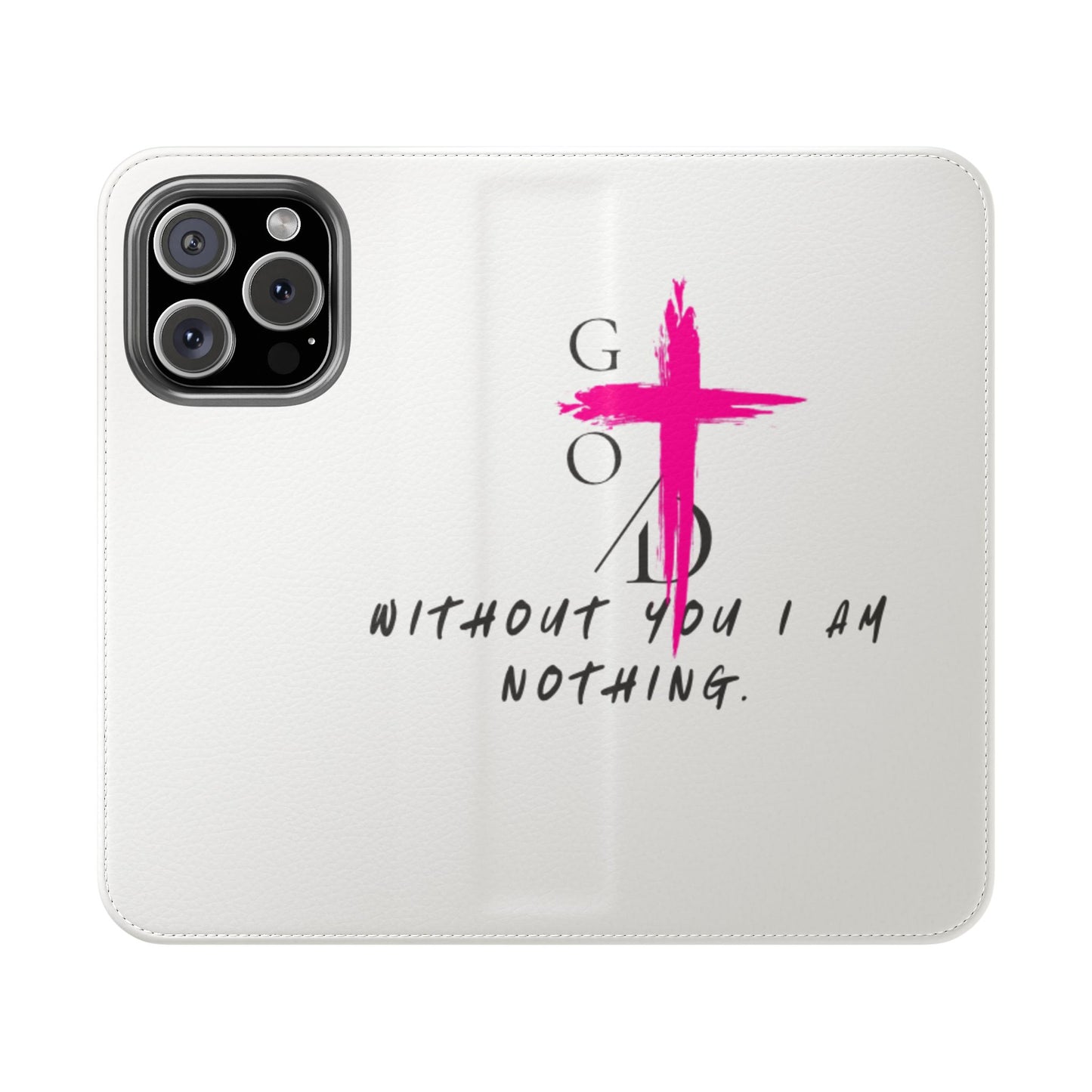 Faith-Inspired Flip Case with Christian Quote