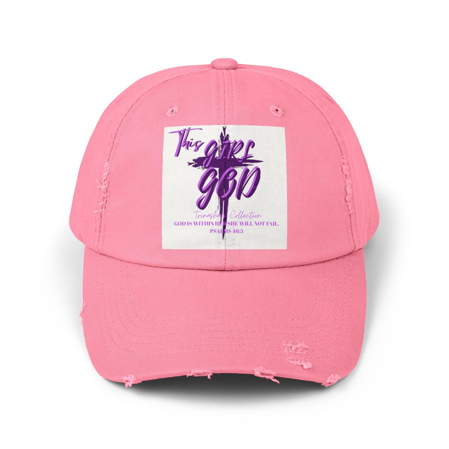 Copy of Copy of Faith-Inspired Distressed Unisex Cap