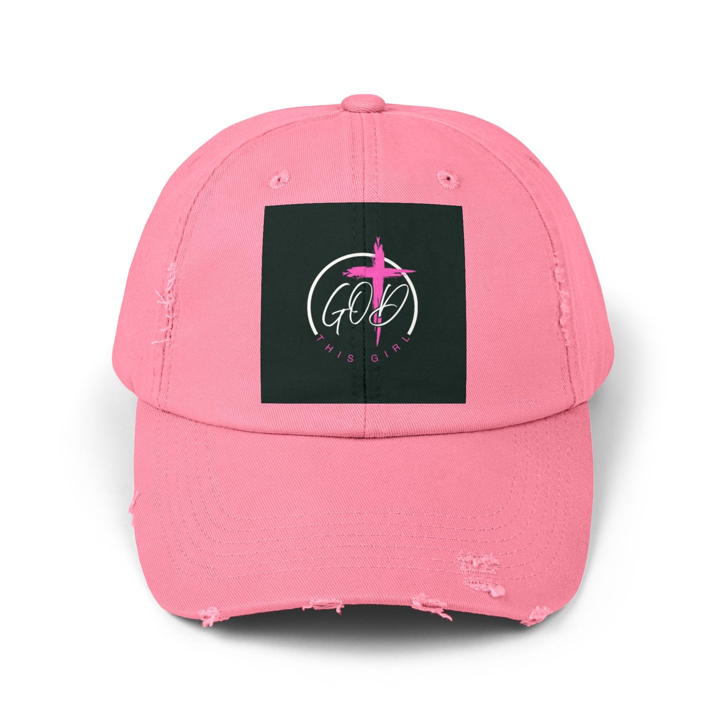 Faith-Inspired Distressed Unisex Cap
