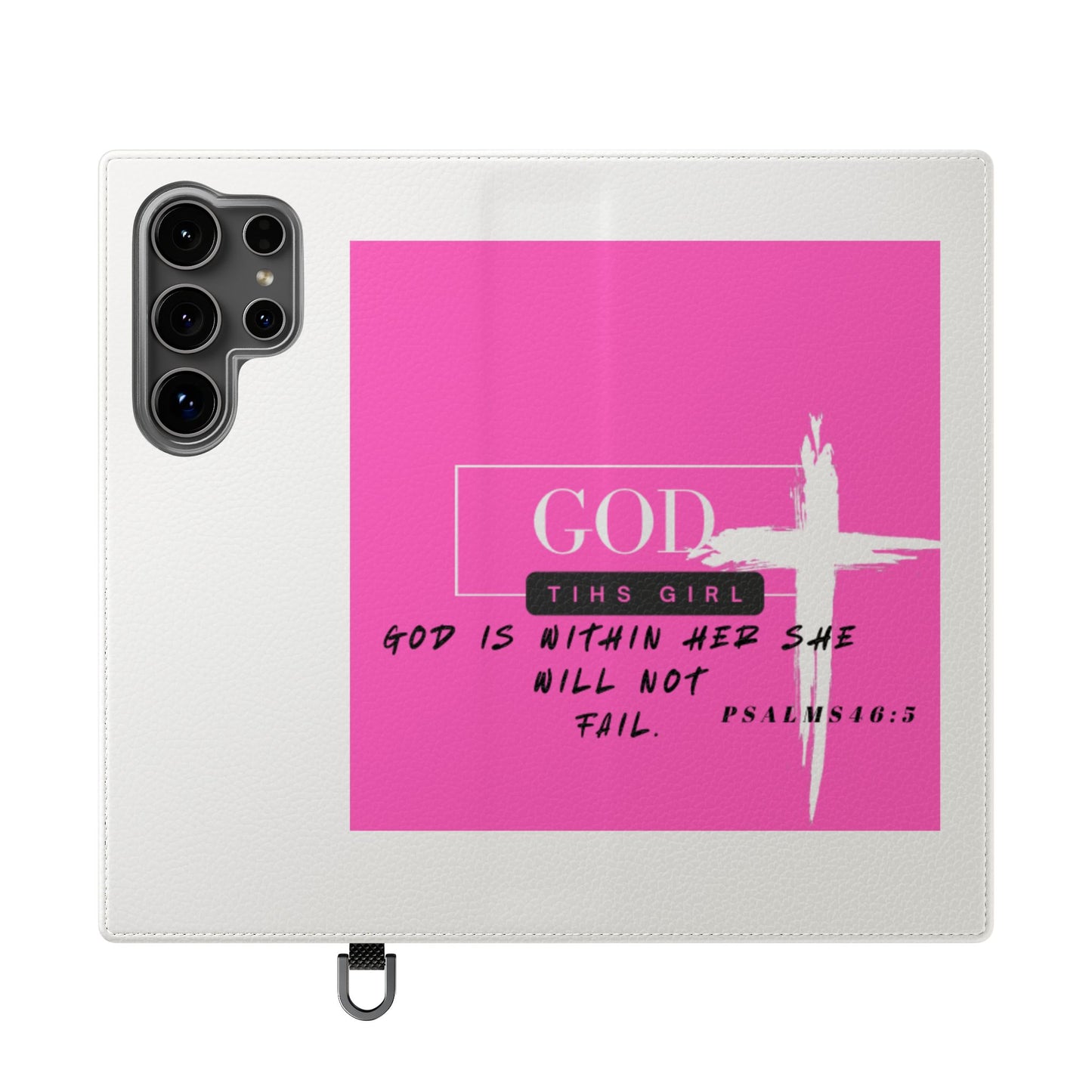 Faith-Inspired Flip Case - "God is Within Her" Psalm 46:5