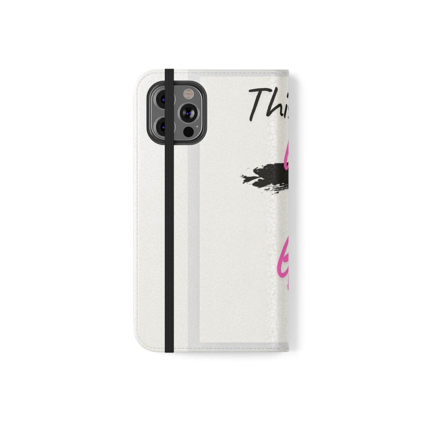 This Girl God Flip Case - Stylish Phone Wallet for Trendy Women