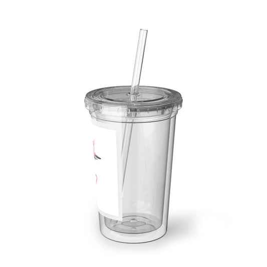 Stylish Acrylic Cup - "This Girl God" Inspirational Drinkware