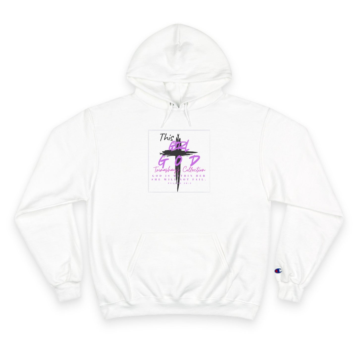 Champion Hoodie — "This Is God" Cross Graphic Pullover