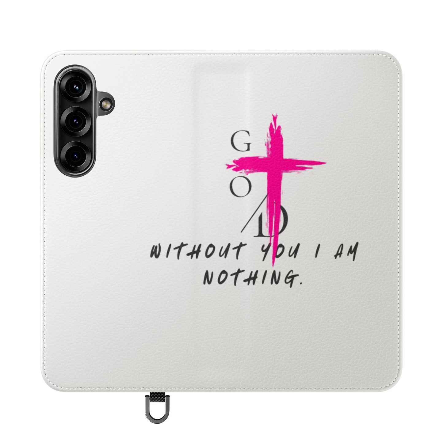 Faith-Inspired Flip Case with Christian Quote