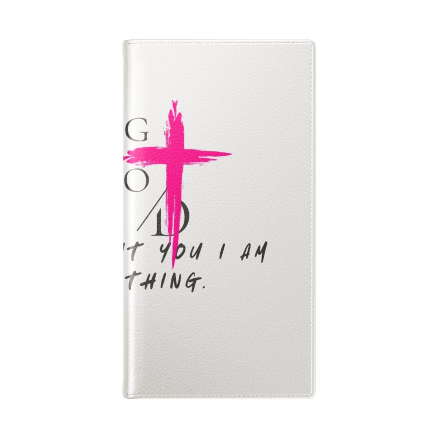 Faith-Inspired Flip Case with Christian Quote