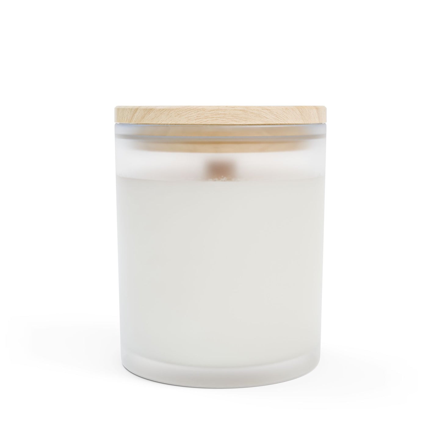 Inspirational 'This Is God' Frosted Glass Candle — 11oz Scented Soy Candle