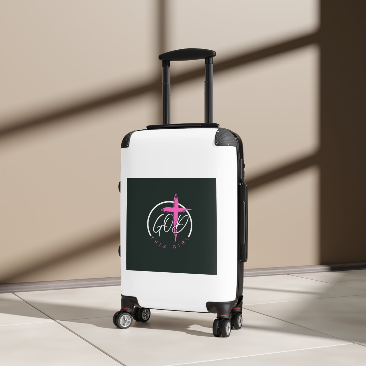 Stylish Travel Suitcase with Inspirational Design