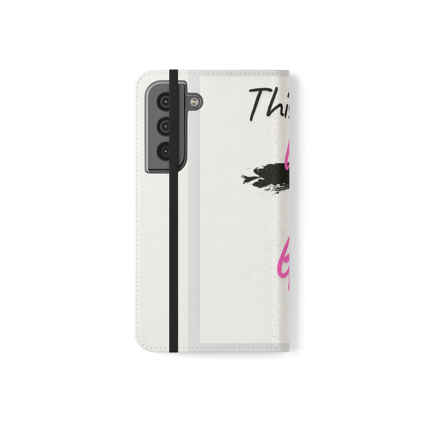 This Girl God Flip Case - Stylish Phone Wallet for Trendy Women