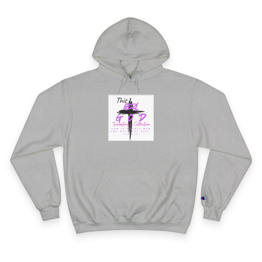 Champion Hoodie — "This Is God" Cross Graphic Pullover