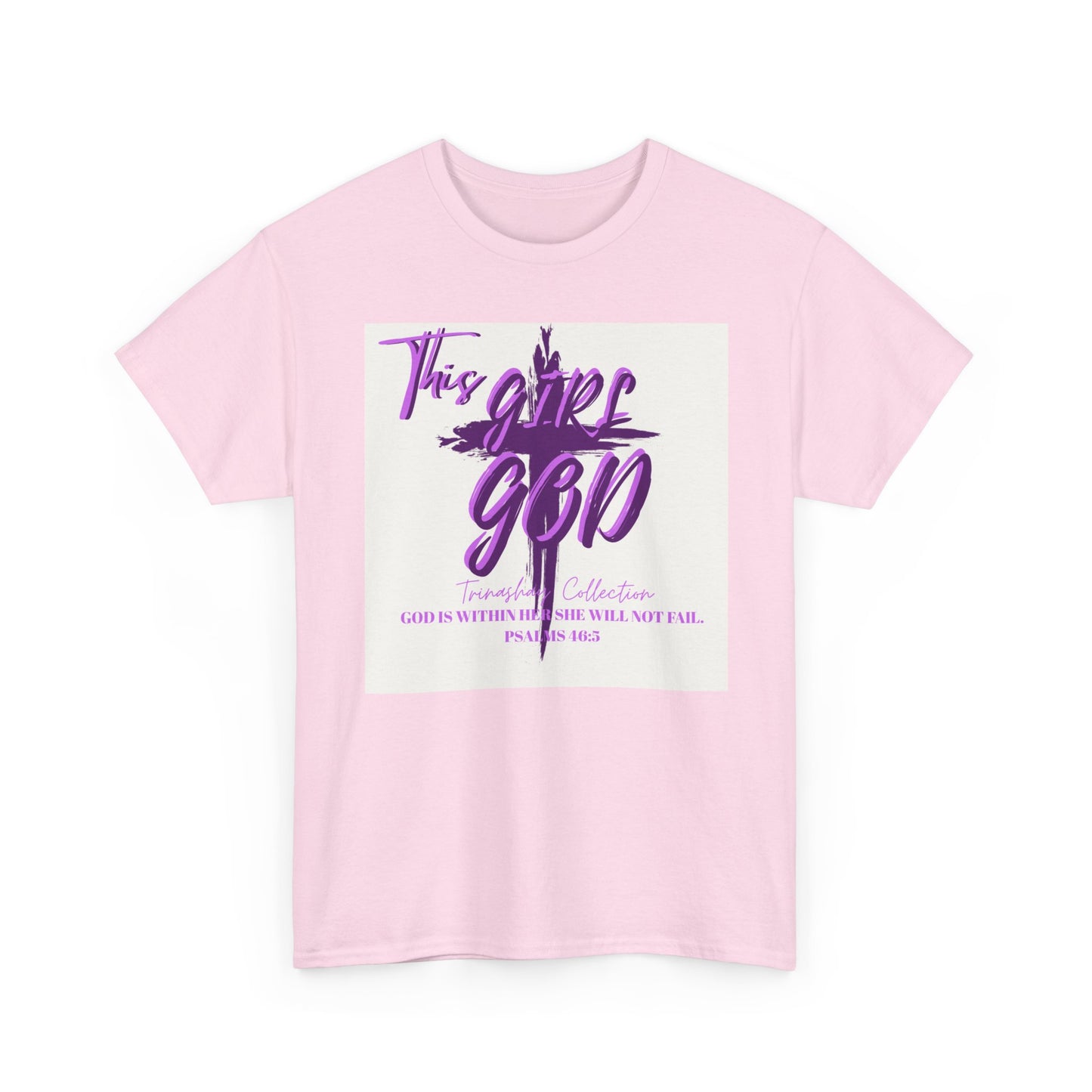 Copy of Copy of Faith-Inspired Unisex Heavy Cotton Tee - God is Good Design