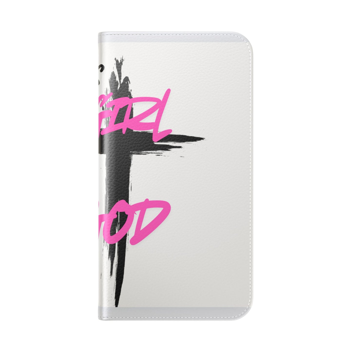 This Girl God Flip Case - Stylish Phone Wallet for Trendy Women