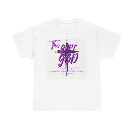 Copy of Copy of Faith-Inspired Unisex Heavy Cotton Tee - God is Good Design