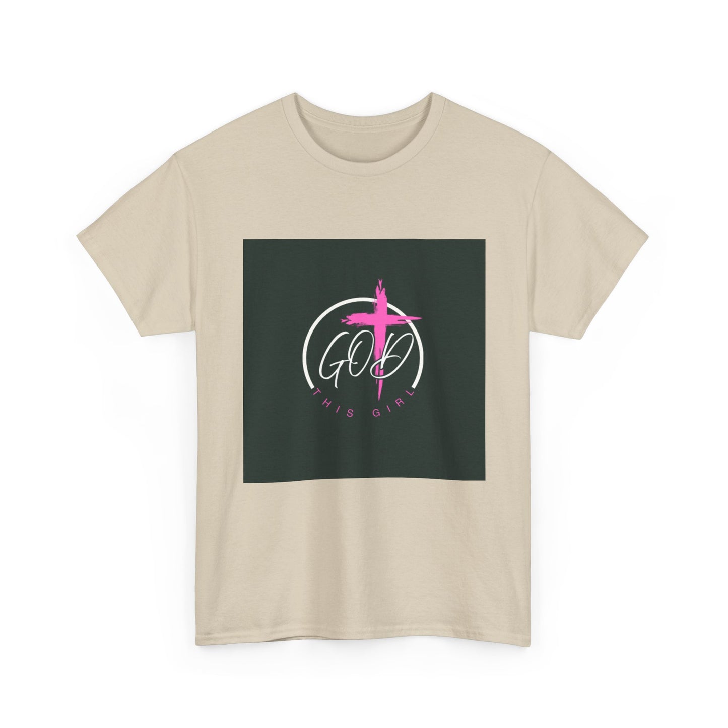 Faith-Inspired Unisex Heavy Cotton Tee - God is Good Design