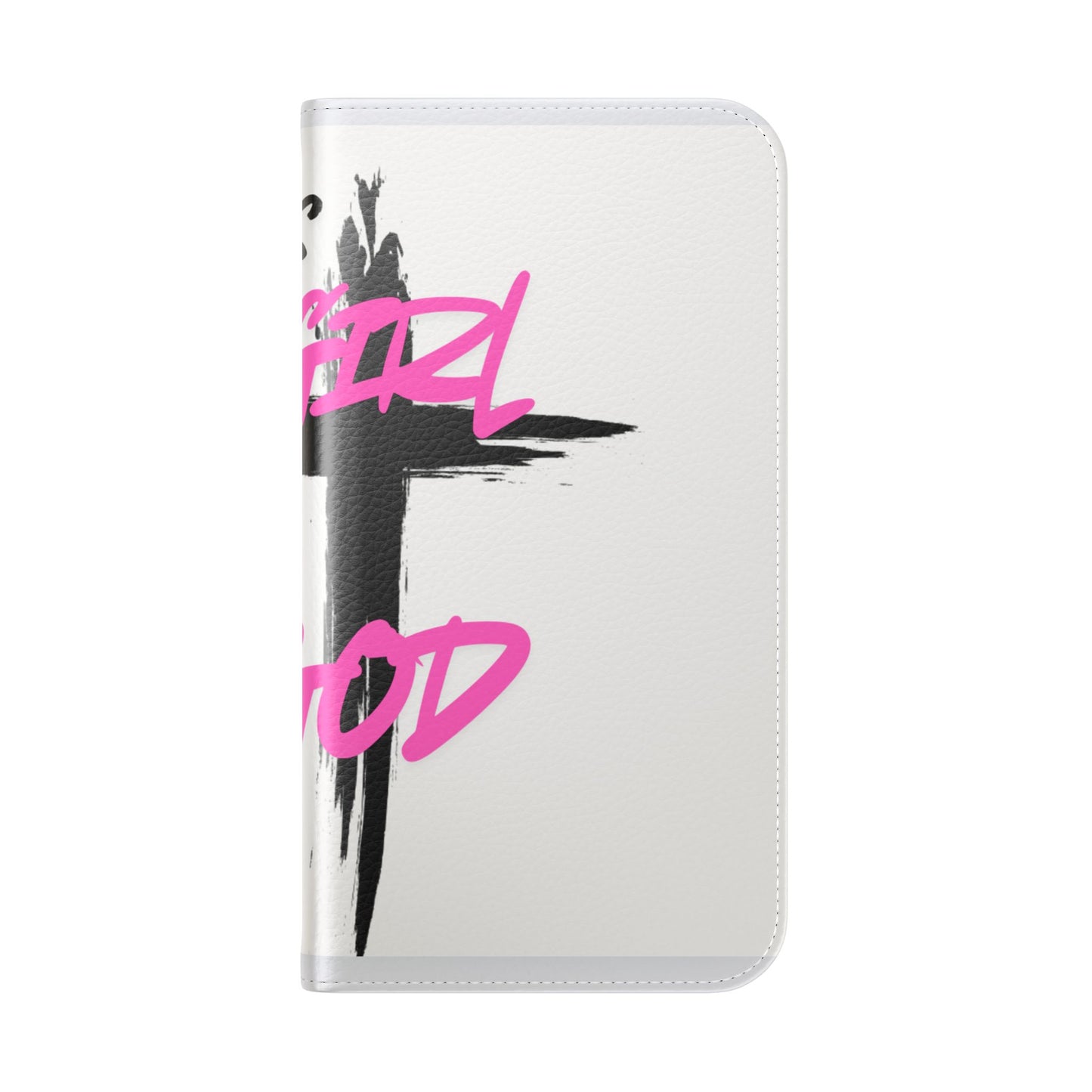 This Girl God Flip Case - Stylish Phone Wallet for Trendy Women